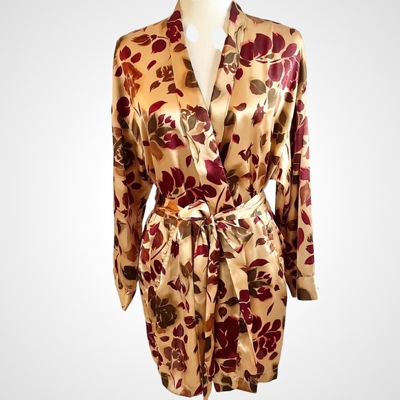 Victoria's Secret Other - Victoria’s Secret Woman’s Robe Floral Kimono Vintage  Size 0S